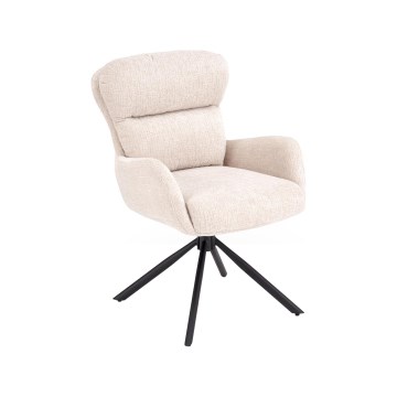 Drehbarer Esszimmerstuhl FIER 1 Stück beige