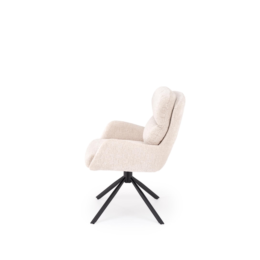 Drehbarer Esszimmerstuhl FIER 1 Stück beige