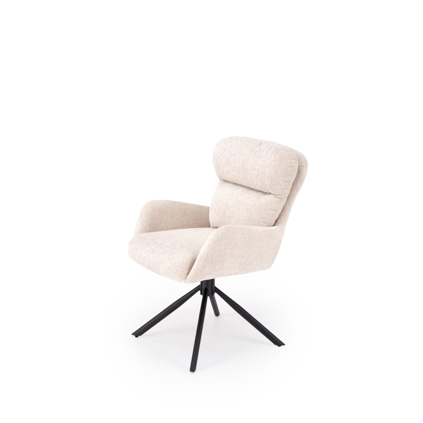 Drehbarer Esszimmerstuhl FIER 1 Stück beige