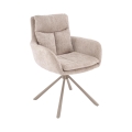 Drehbarer Esszimmerstuhl HALSA 1 Stück beige