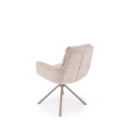 Drehbarer Esszimmerstuhl HALSA 1 Stück beige