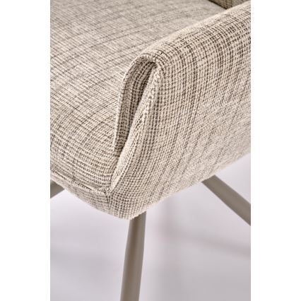 Drehbarer Esszimmerstuhl HALSA 1 Stück beige