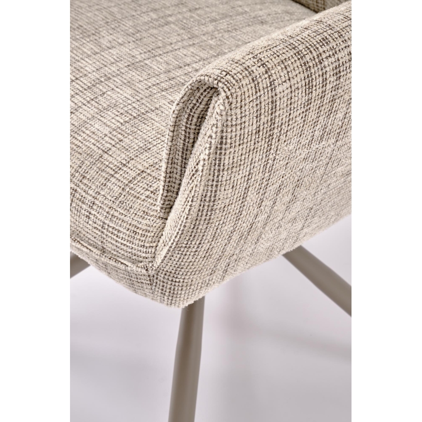 Drehbarer Esszimmerstuhl HALSA 1 Stück beige