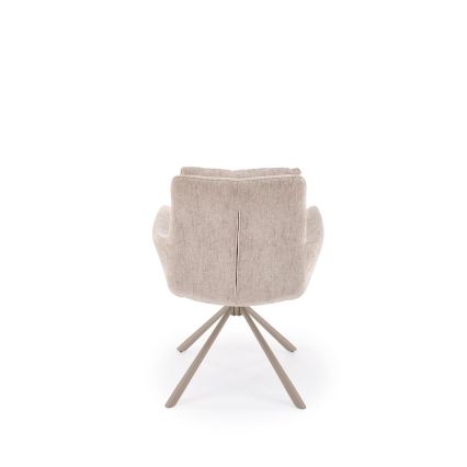 Drehbarer Esszimmerstuhl HALSA 1 Stück beige