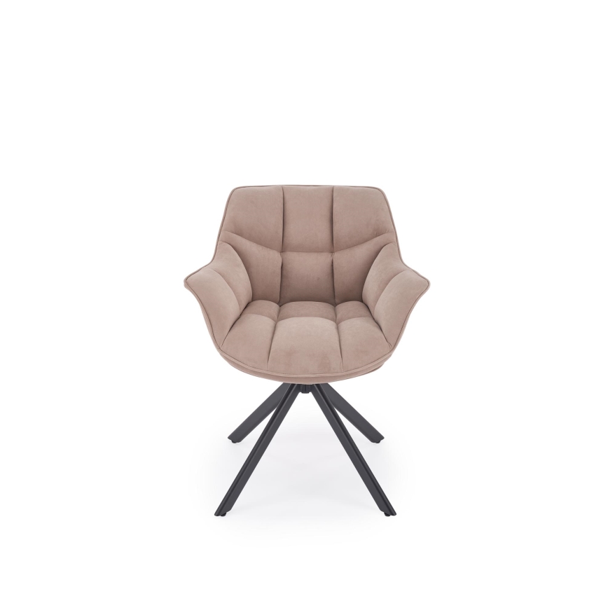 Drehbarer Esszimmerstuhl LUNE, 1 St., beige