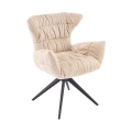Drehbarer Esszimmerstuhl SETA, 1 Stück, beige