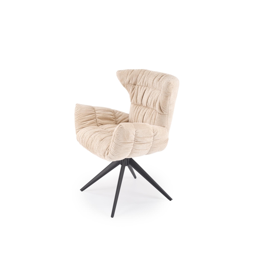 Drehbarer Esszimmerstuhl SETA, 1 Stück, beige