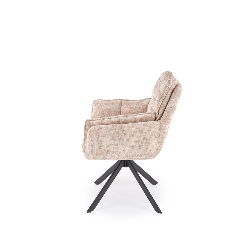 Drehbarer Esszimmerstuhl VENT 1 Stk. beige