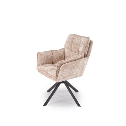 Drehbarer Esszimmerstuhl VENT 1 Stk. beige