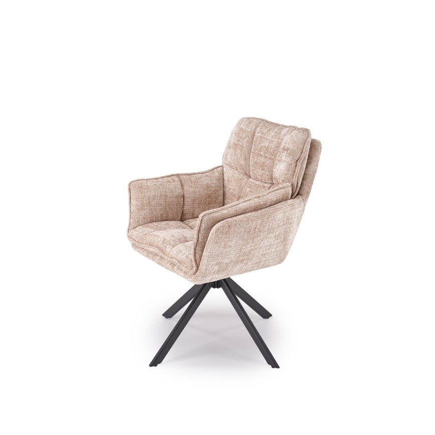 Drehbarer Esszimmerstuhl VENT 1 Stk. beige