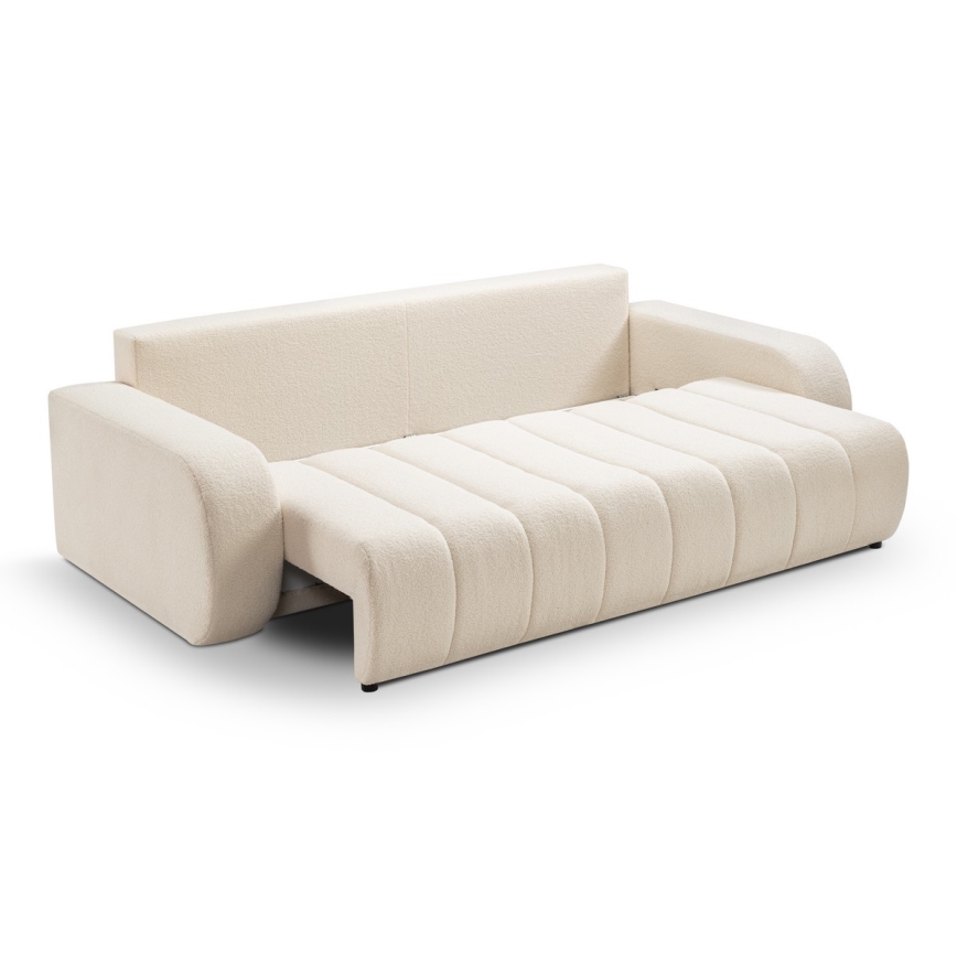 Dreisitzer-Klappsofa DESIO beige