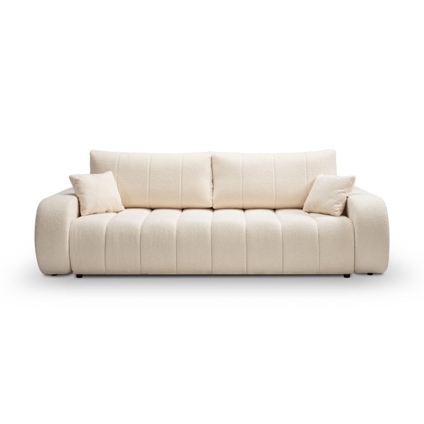 Dreisitzer-Klappsofa DESIO beige