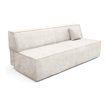 Dreisitzer-Klappsofa mit Stauraum TERAMO beige
