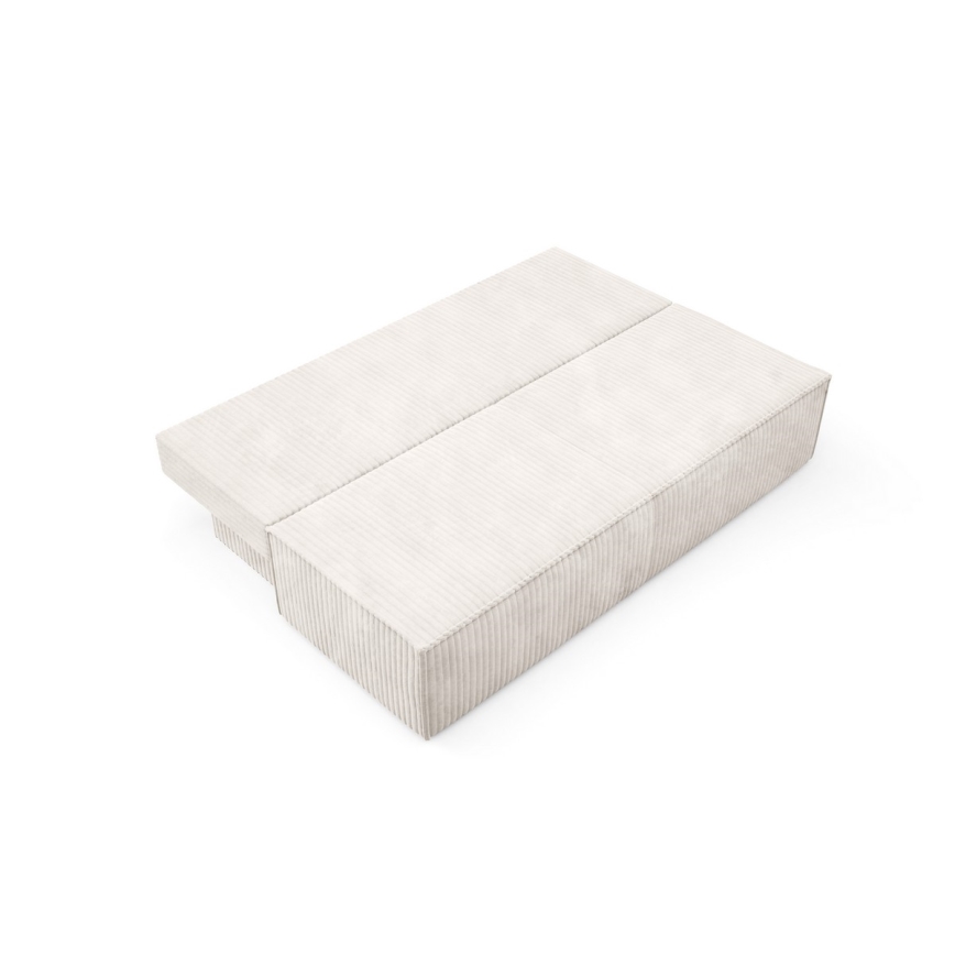 Dreisitzer-Klappsofa mit Stauraum TERAMO beige