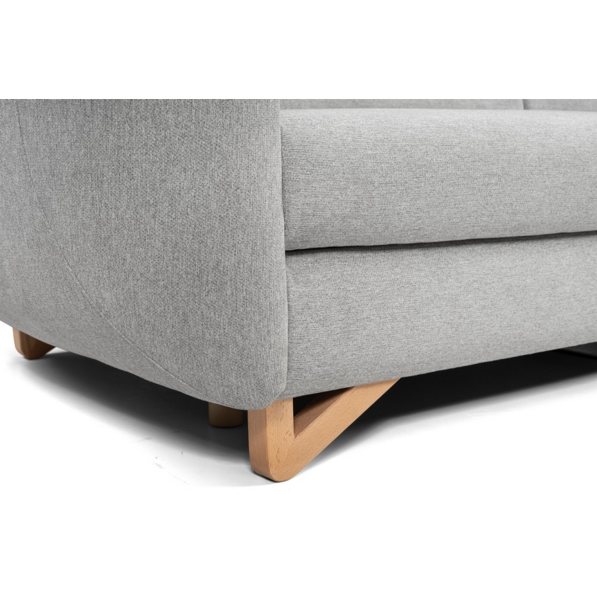 Dreisitzer-Sofa AVESTA grau