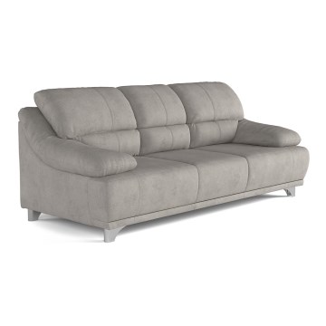 Dreisitzer-Sofa RIMINI hellgrau