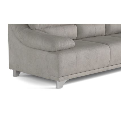 Dreisitziges Sofa RIMINI Hellgrau