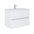 Dřevojas - Badeunterschrank mit Waschbecken BANO 78x47 cm weiß