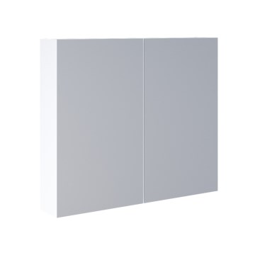 Dřevojas - Badezimmer-Spiegelschrank NEXI 80x68 cm weiß