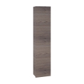 Dřevojas - Hängender Badezimmerschrank ZYLO 35x155 cm dunkle Eiche