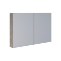 Dřevojas - Spiegelschrank NEXI 100x68 cm dunkle Eiche