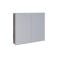 Dřevojas - Spiegelschrank NEXI 80x68 cm dunkle Eiche