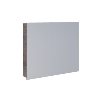 Dřevojas - Spiegelschrank NEXI 80x68 cm dunkle Eiche