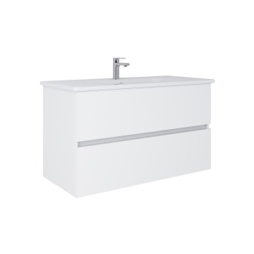 Dřevojas - Waschtischunterschrank mit Waschbecken BANO 100x47 cm weiß