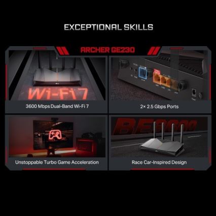 Dual-Band Wi-Fi 7 Gaming-Router