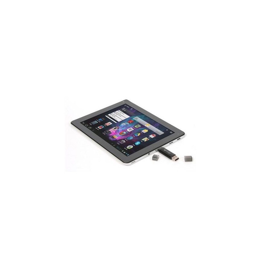 Dual Flash Drive USB + MicroUSB 32GB schwarz