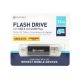 Dual Flash Drive USB + MicroUSB 32GB schwarz