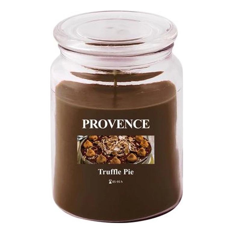 Duftkerze TRUFFLE PIE, 510 g – Brenndauer 85–95 Stunden.