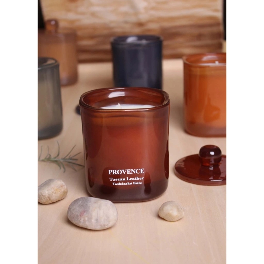 Duftkerze TUSCAN LEATHER 180g 25 Std.