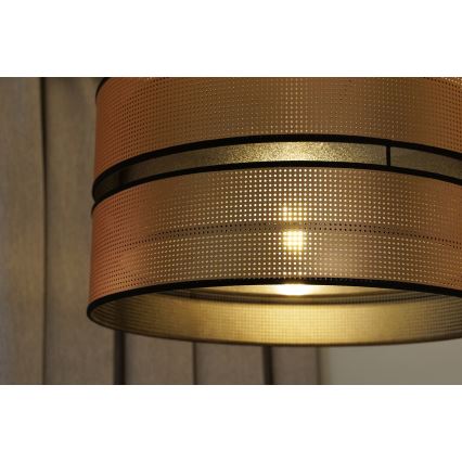 Duolla - Aufbauleuchte COPPER SHINY 1xE27/15W/230V d 40 cm kupfern/schwarz