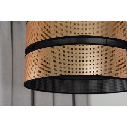 Duolla - Aufbauleuchte COPPER SHINY 1xE27/15W/230V d 40 cm kupfern/schwarz