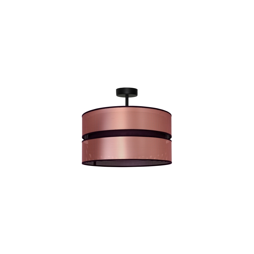 Duolla - Aufbauleuchte COPPER SHINY 1xE27/15W/230V d 40 cm kupfern/schwarz
