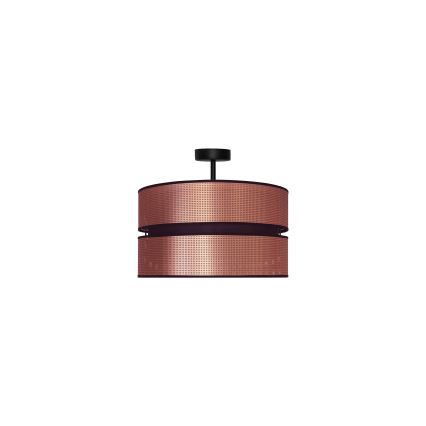 Duolla - Aufbauleuchte COPPER SHINY 1xE27/15W/230V d 40 cm kupfern/schwarz