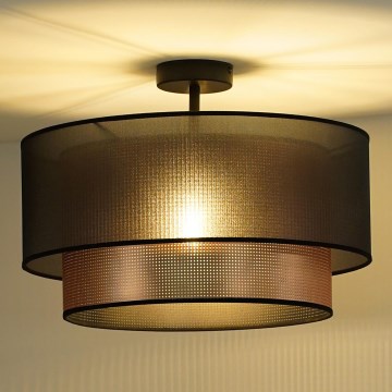 Duolla - Aufbauleuchte COPPER SHINY 1xE27/15W/230V d 45 cm braun/kupfern