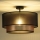 Duolla - Aufbauleuchte COPPER SHINY 1xE27/15W/230V d 45 cm braun/kupfern
