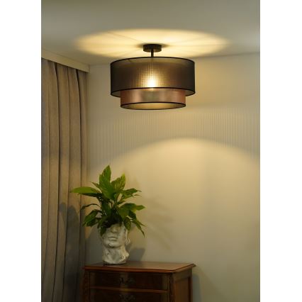 Duolla - Aufbauleuchte COPPER SHINY 1xE27/15W/230V d 45 cm braun/kupfern