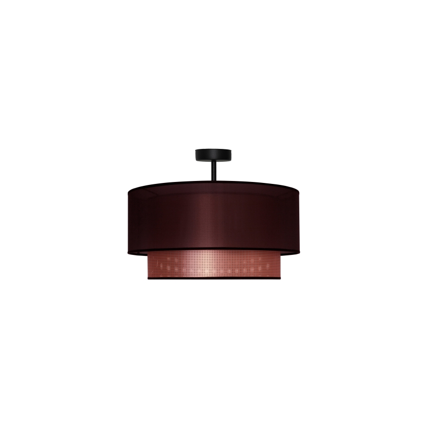 Duolla - Aufbauleuchte COPPER SHINY 1xE27/15W/230V d 45 cm braun/kupfern