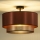 Duolla - Aufbauleuchte COPPER SHINY 1xE27/15W/230V d 45 cm kupfern