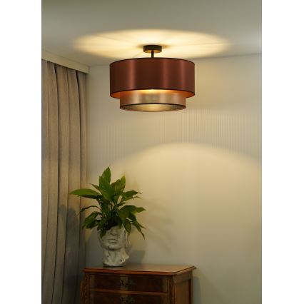 Duolla - Aufbauleuchte COPPER SHINY 1xE27/15W/230V d 45 cm kupfern