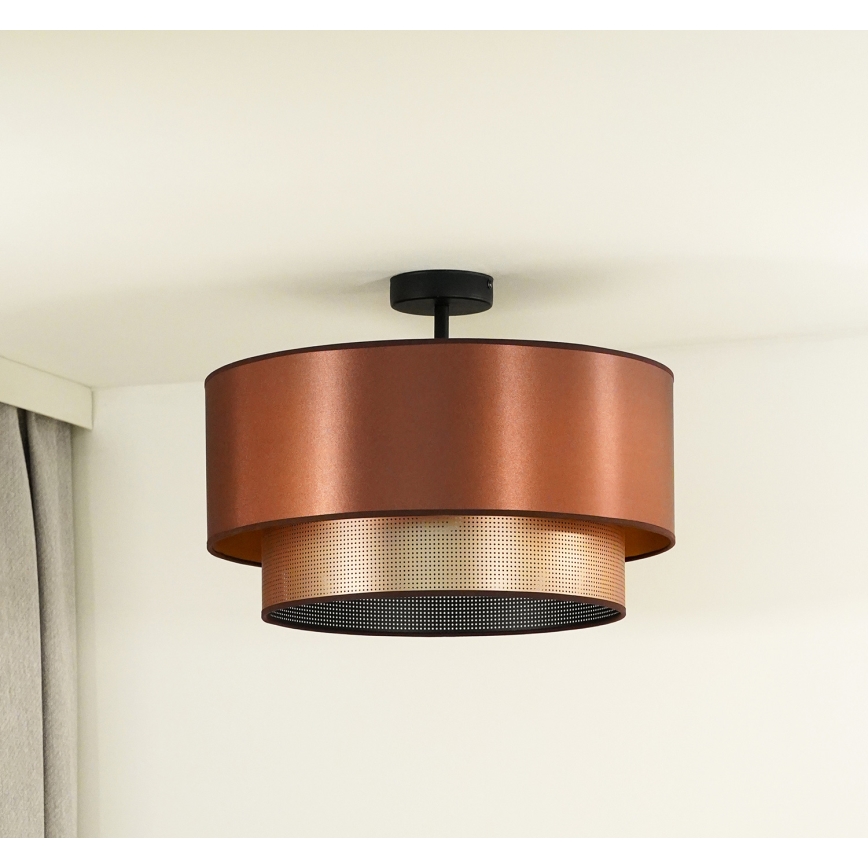 Duolla - Aufbauleuchte COPPER SHINY 1xE27/15W/230V d 45 cm kupfern