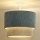 Duolla - Aufbauleuchte CORDUROY 1xE27/15W/230V d 40 cm blau/beige