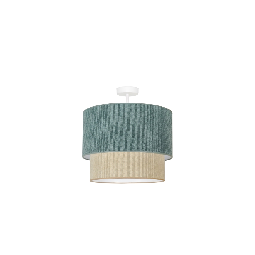 Duolla - Aufbauleuchte CORDUROY 1xE27/15W/230V d 40 cm blau/beige
