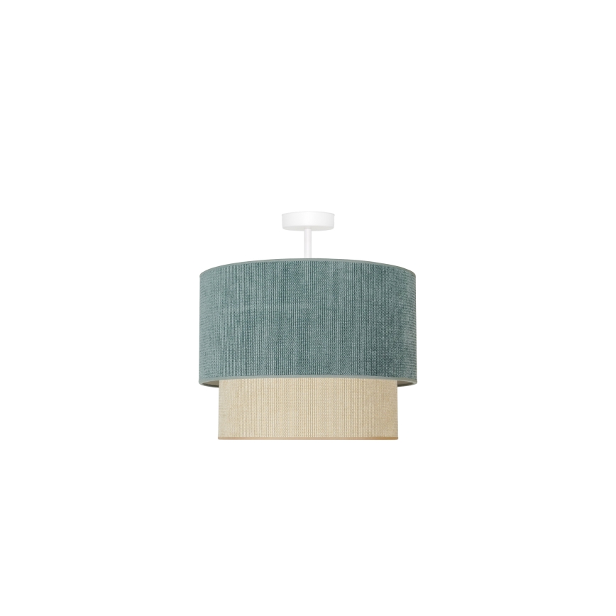Duolla - Aufbauleuchte CORDUROY 1xE27/15W/230V d 40 cm blau/beige