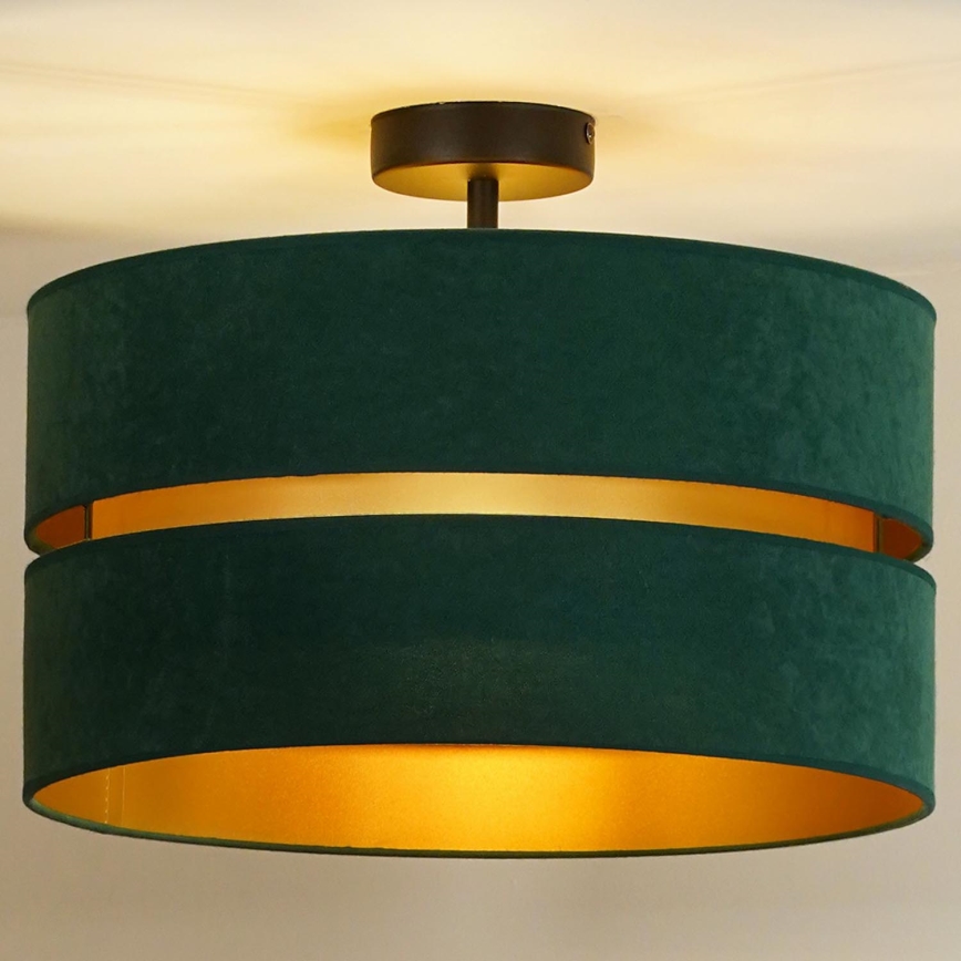 Duolla - Aufbauleuchte DUO 1xE27/15W/230V d 40 cm grün/golden