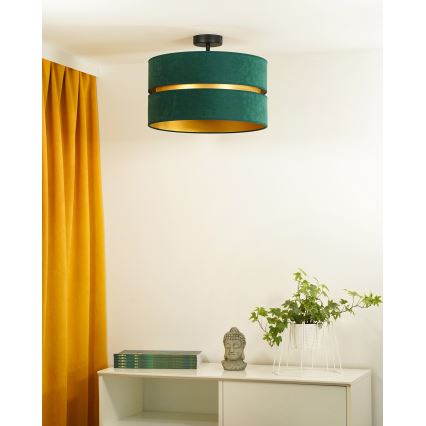 Duolla - Aufbauleuchte DUO 1xE27/15W/230V d 40 cm grün/golden