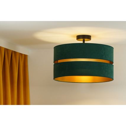 Duolla - Aufbauleuchte DUO 1xE27/15W/230V d 40 cm grün/golden